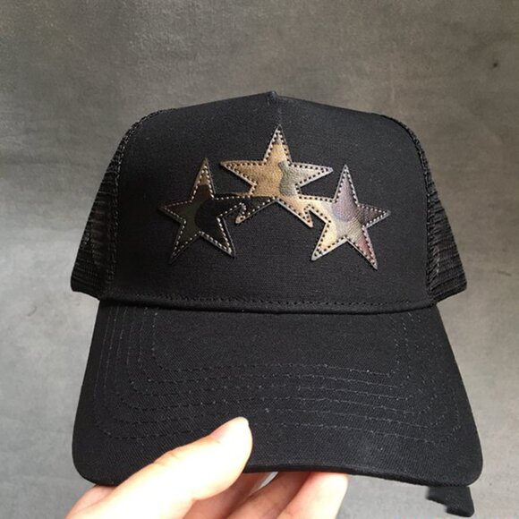 Amiri M.A. Logo Embroidered Baseball Cap Black main image 4
